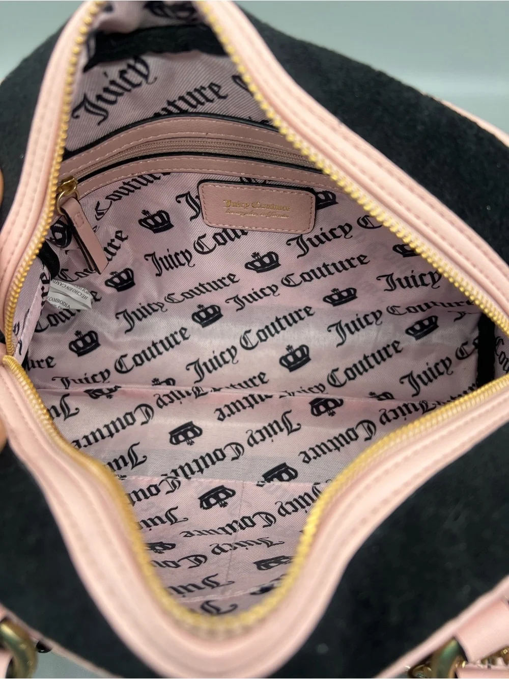Juicy couture juicy lovers club bowler purse